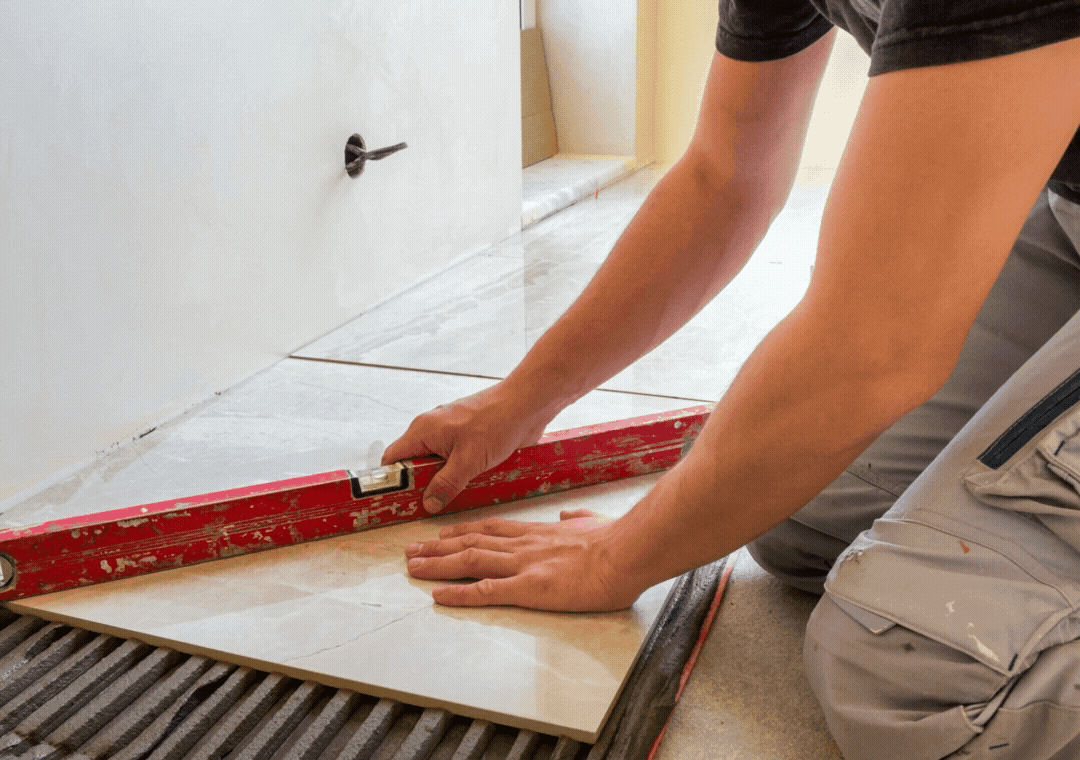 tile flooring install 2